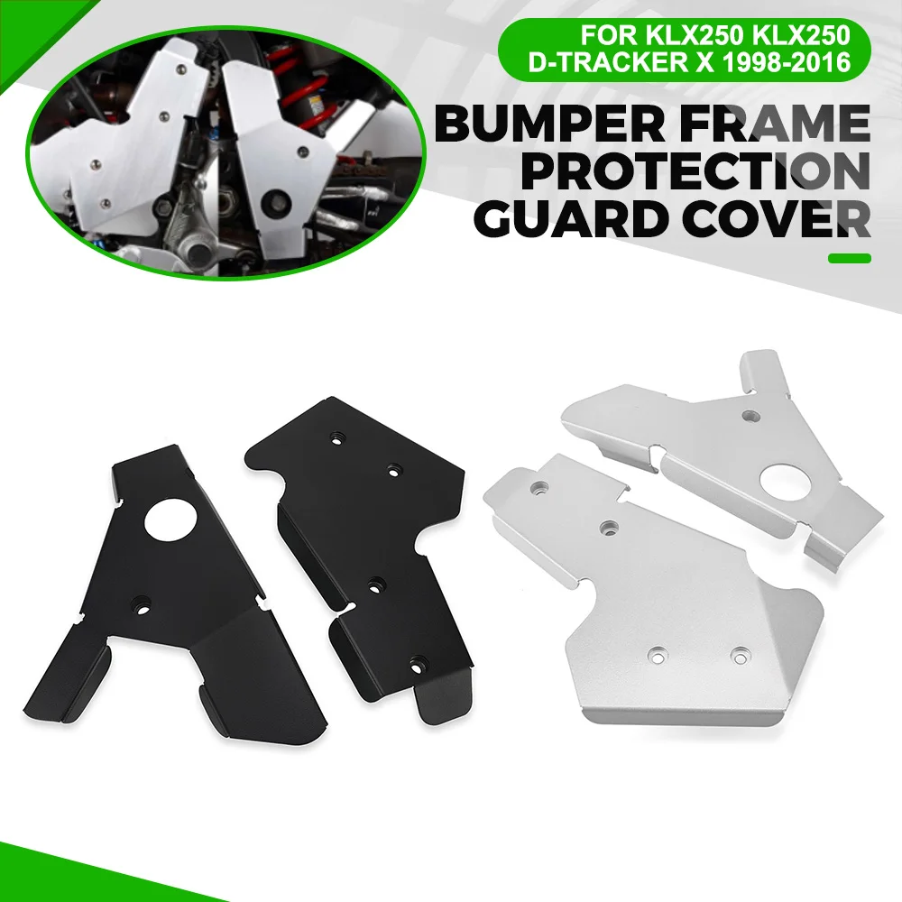 For Kawasaki KLX250 D-TRACKER DTRACKER X 1993-2016 Right left Bumper Frame Protection Guard Cover KLX 250 1993-2020 Motorcycle