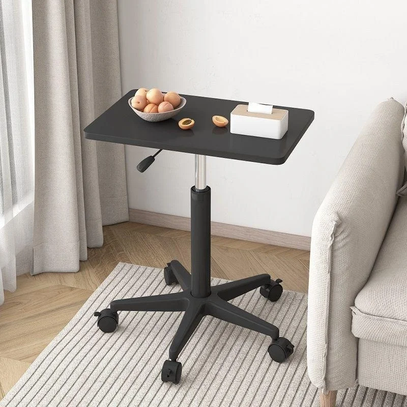 Small Bedside Stand Table Desk with Pulley Lift Desk Computer Desk Movable Small Desk Side Desk