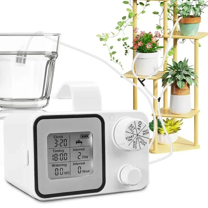 for Full-screen Automatic Flower Watering Machine Balcony Gardening Tools Household Potted Plants Regular Drip Irrigation