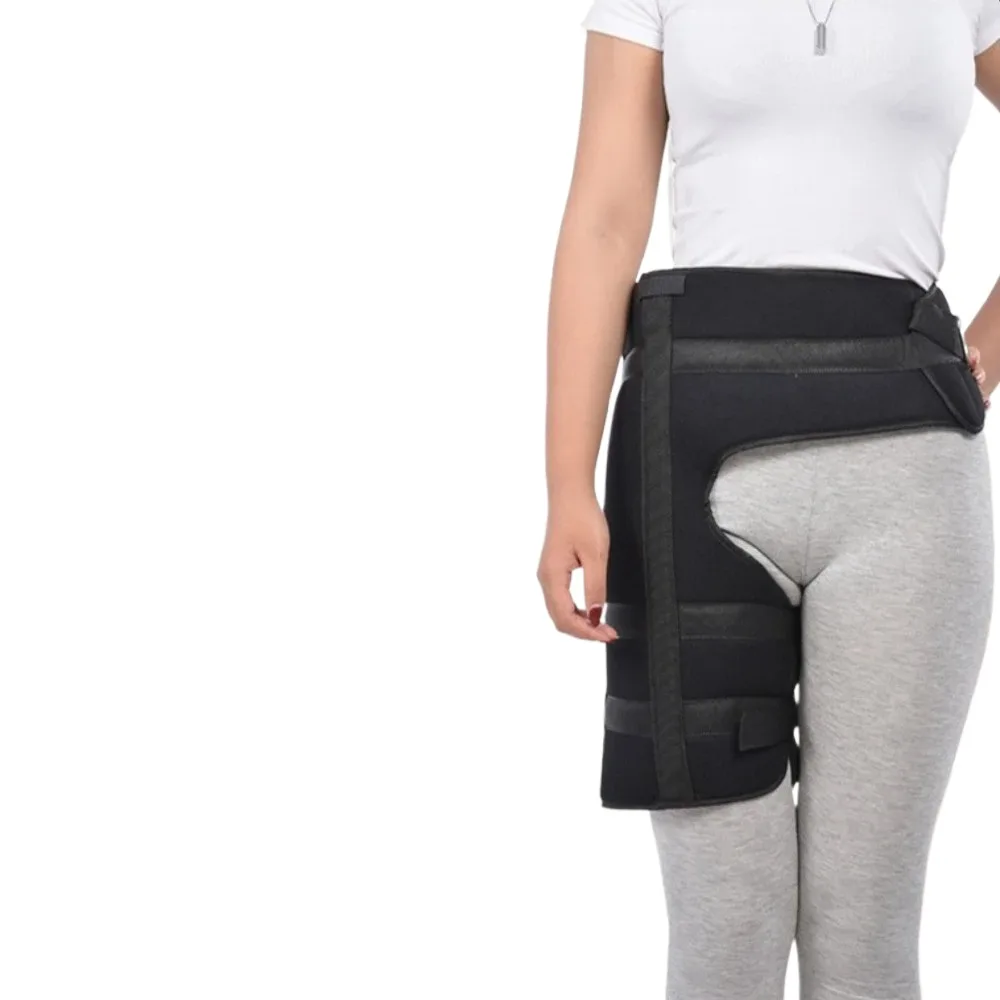 Hip Support Belt Groin Support Sciatica Pain Relief Thigh Strap Compression Brace Joints Groin Arthritis Hip Protection Belt