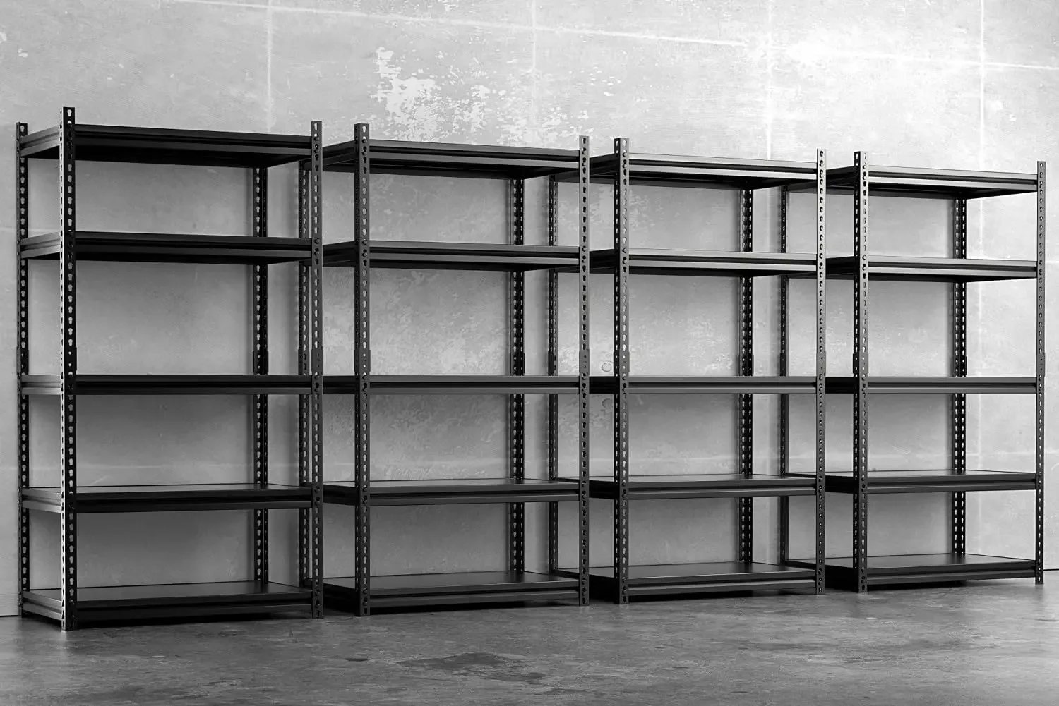 Garage Storage Shelves Adjustable 5-Tier Metal Heavy Duty Shelving Utility Storage Rack for Garage Organization Warehouse