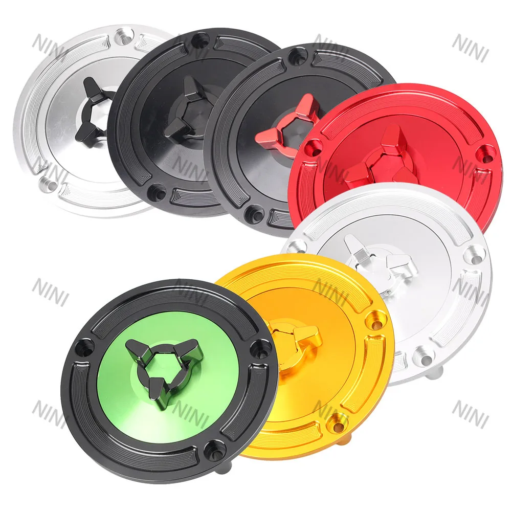 

Motorbike For Kawasaki Ninja 250R EX250 EX500 500R ZRX1100 ZX-9R ZX7 ZX-6R CNC Keyless Oil Fuel Petrol Tank Gas Tank Cap Cover