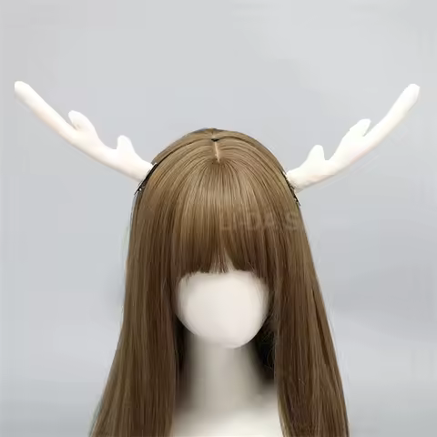 Anime My Deer Friend Nokotan Cosplay Hair Clip Cute Deer Horn Headwear Comic-con COS Props Detachable Lolita Antlers Hair Hoops