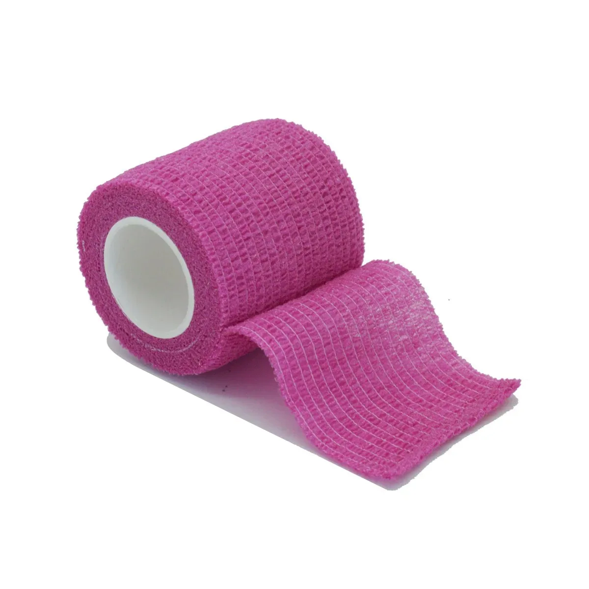 1/6/12Pcs Pink Self Adhesive Elastic Bandage 4.6m Color Sports Wrap Tape for Finger Joint Knee First Aid Tape