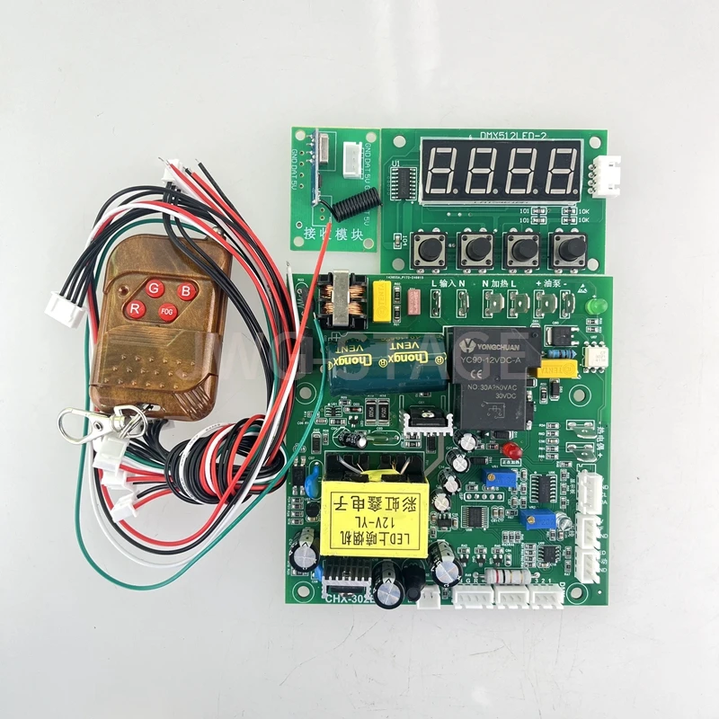 Placa de circuito de máquina de niebla Led CHX-302B 1500W, placa principal de máquina de humo, pieza de placa de sistema PCB