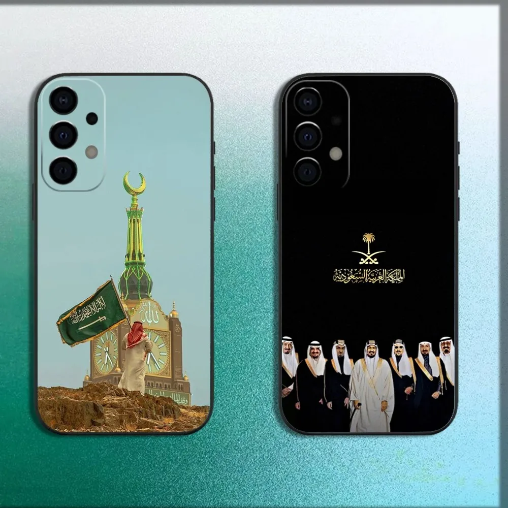 

Kingdom Of Saudi Arabia Flag Phone Case For Samsung Galaxy A13,A21s,A22,A31,A32,A52,A53,A71,A80,A91 Soft Black Cover