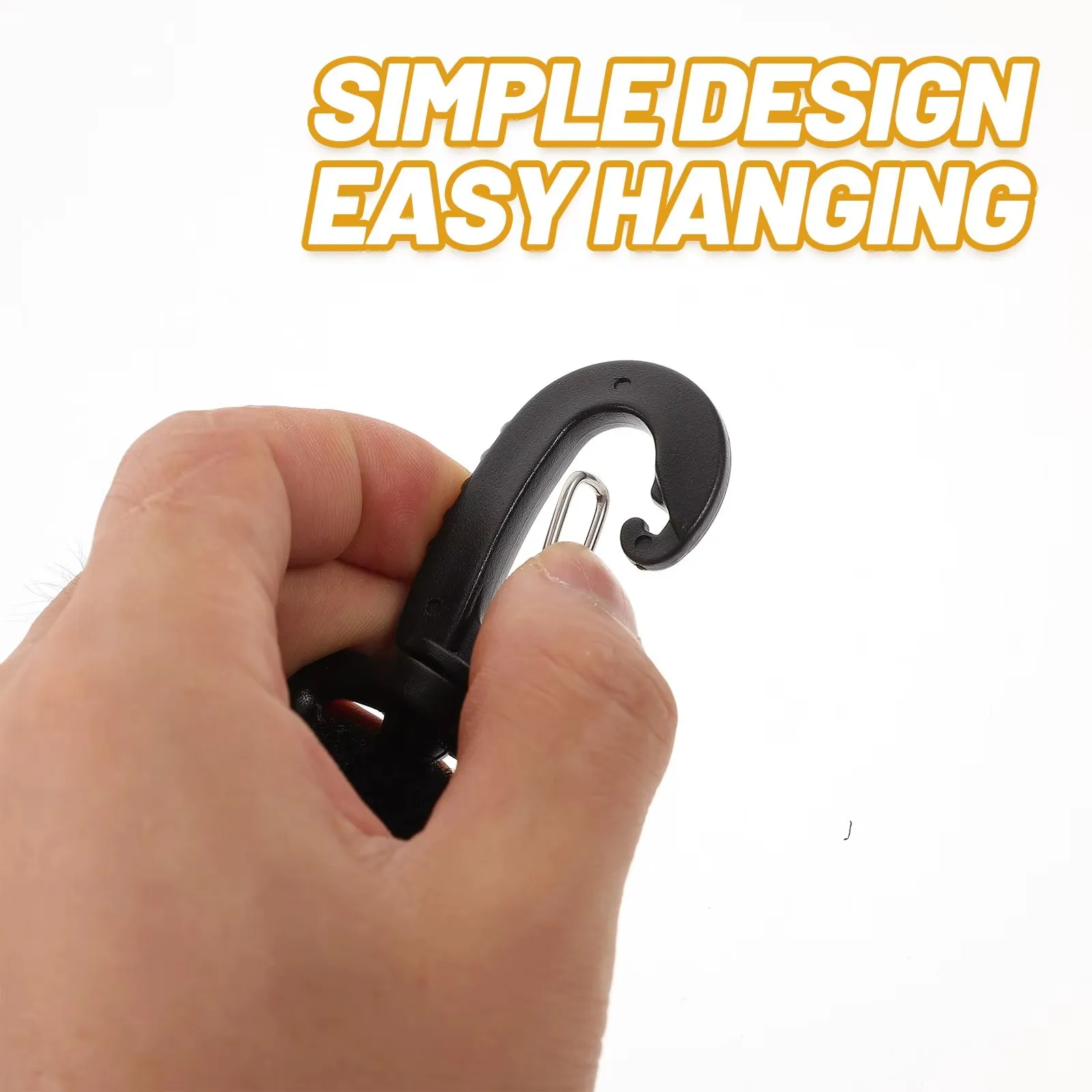 1/2/4/5/8/10/12Pcs Baby Stroller Hooks Rotatable Plastic Clips for Diaper Bags Heavy Duty Stroller Hanging Clips Outdoor Use