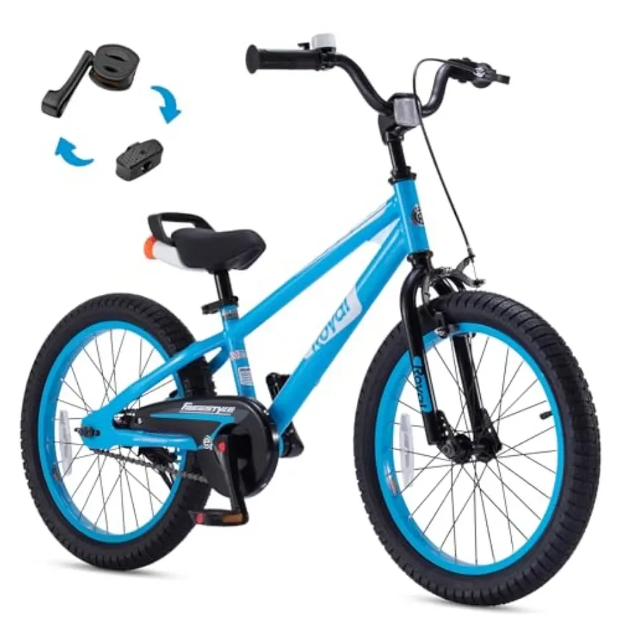 

bike for outdoor use, aluminum alloy frame, blue color, 2-in-1 balance and pedal function for easy learning