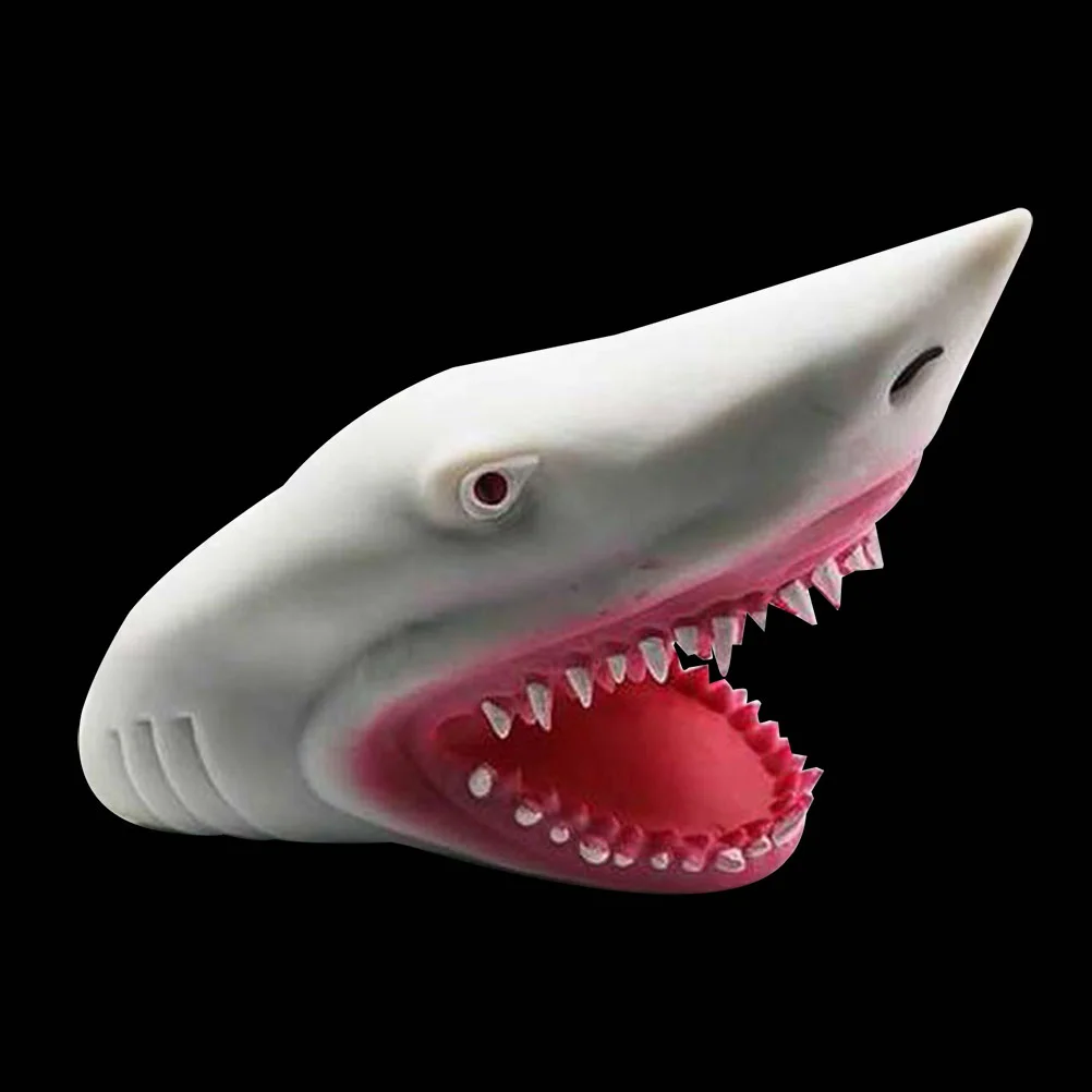 Hand Puppet Toy Shark Mouth Dentist Bite Finger Electric Gleamy Sounding Game Funny Toy Kids Children Gift