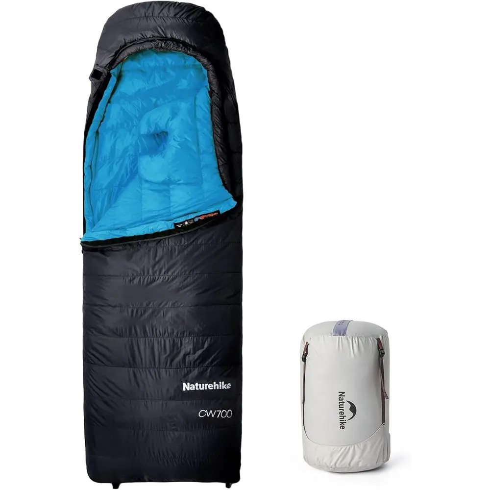 

Ультралегкий пуховый спальный мешок для взрослых, наполнитель 650 Fill Power, для холодной погоды, до -2°C ℉ / 18 ℉ для кемпинга и походов