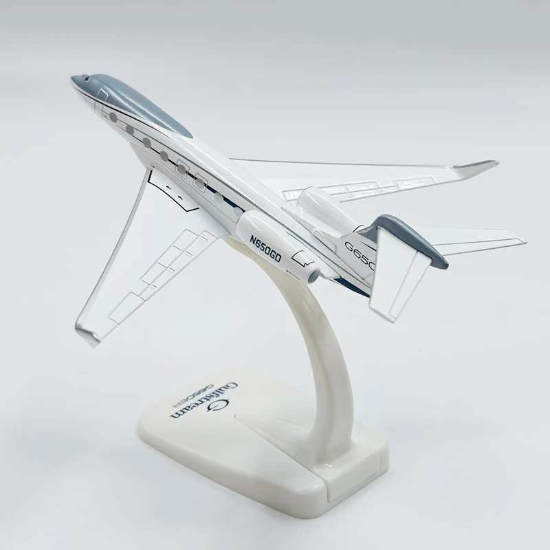 16 سنتيمتر جلفستريم الفضاء G650er سبيكة الصلبة الطائرات محاكاة الانتهاء تذكارية هواية جمع لعبة الديكور هدية