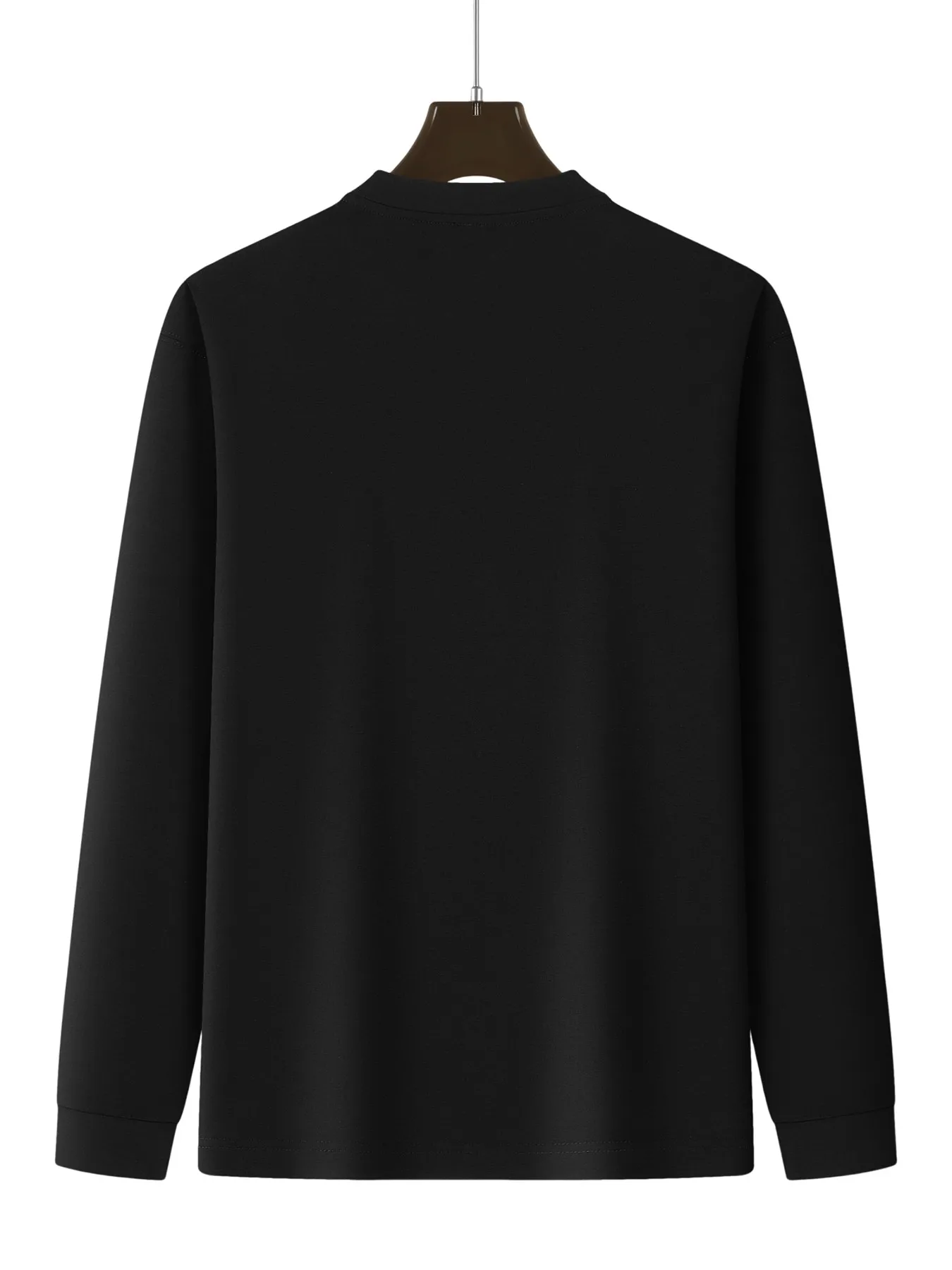 واحد الحب رسالة الإبداع يطبع رجل جديد هينلي قمصان كل مباراة لينة تي شيرت مريح زر الشارع الشهير الخريف تنوعا الملابس #2