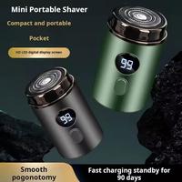 New Mini Portable Men's Electric Shaver Long Standby Car Mounted Wash-free Charging Shaving Razor For Men