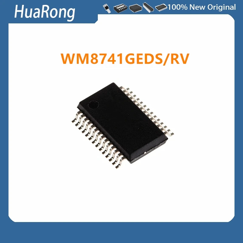 1Pcs/Lot WM8741GEDS/RV WM8741GEDS WM8741 SSOP-28