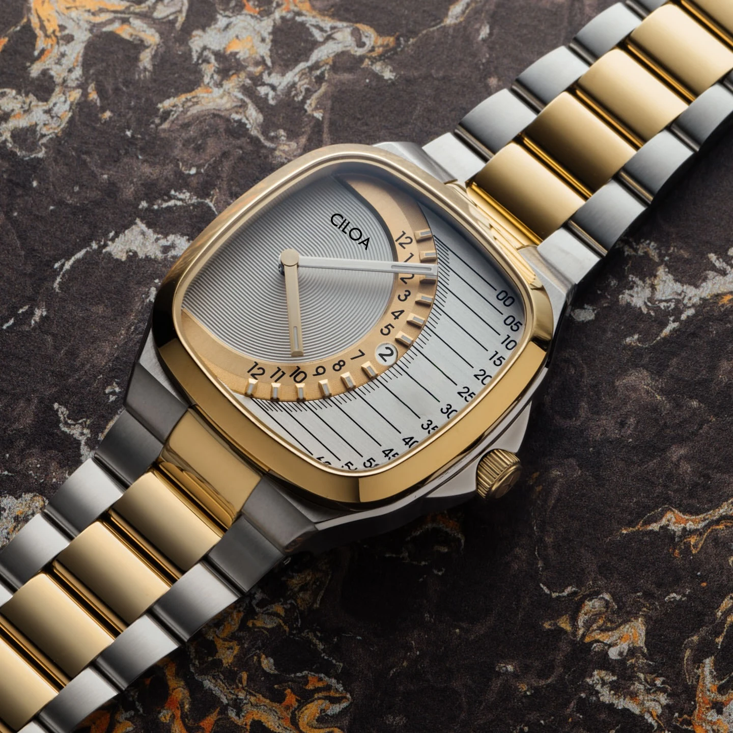 

CILOA 2025 New Men's Light Luxury Business Casual Quartz Watch - Square Dial, Stainless Steel, Waterproof