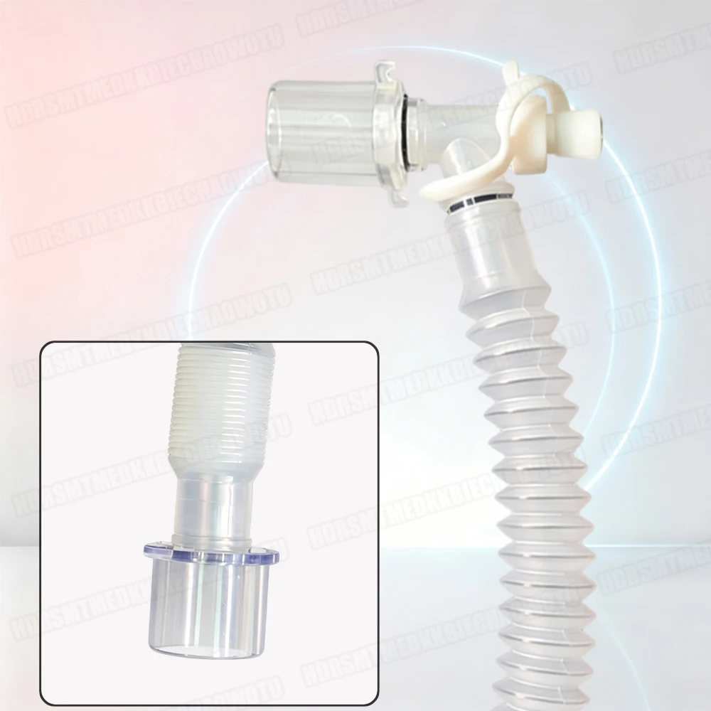 15MM Connector Anesthesia extension tube,Disposable Anesthesia Breathing Circuit,Thread Extension Tube,L-shaped Rotary Joint