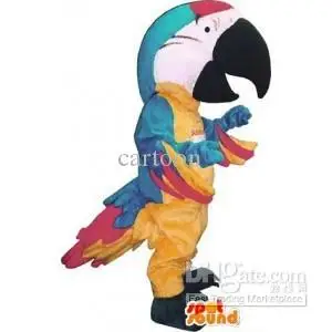 ใหม่หรูหราที่กำหนดเอง Parrot ชุดมาสคอตฮาโลวีนชุดวันคริสต์มาส Full Body Props เครื่องแต่งกายชุดมาสคอต