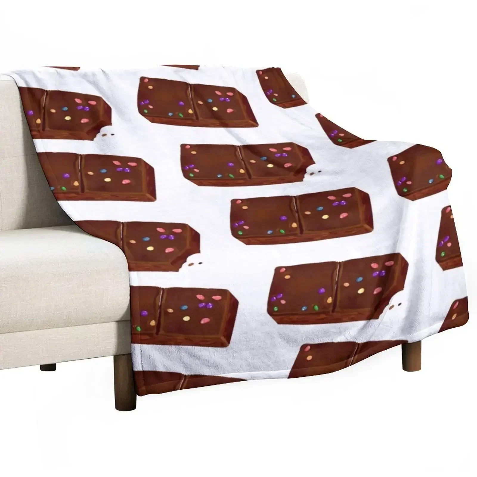 cosmic brownie pattern Throw Blanket Thins Decoratives Blankets