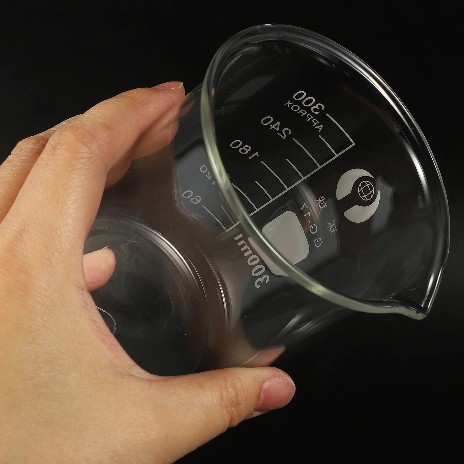 

Measuring Cup Beaker Cups Liquid Measurement Laboratory Transparent Chemistry Glassware