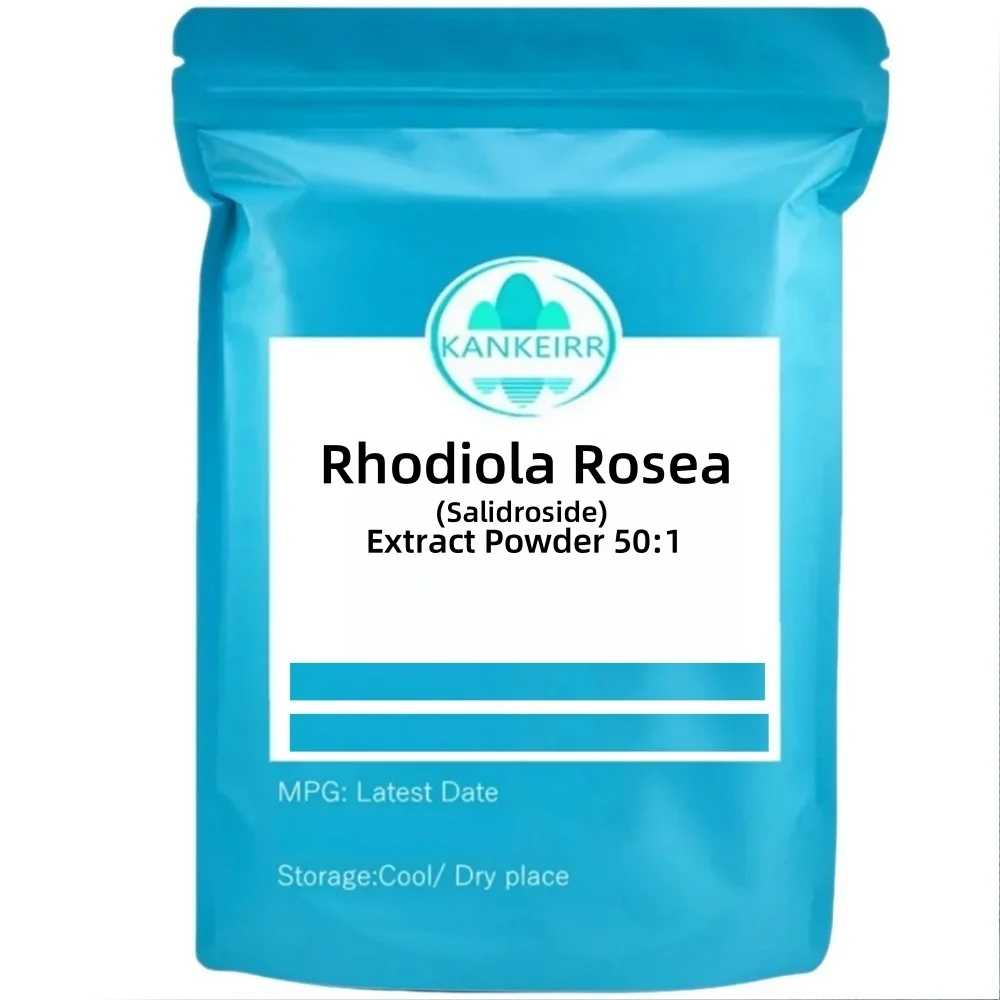 Polvo de extracto de Rhodiola Rosea personalizado 50:1, embalaje de bolsa de papel de aluminio con bolsas de plástico de doble cubierta de salidroside