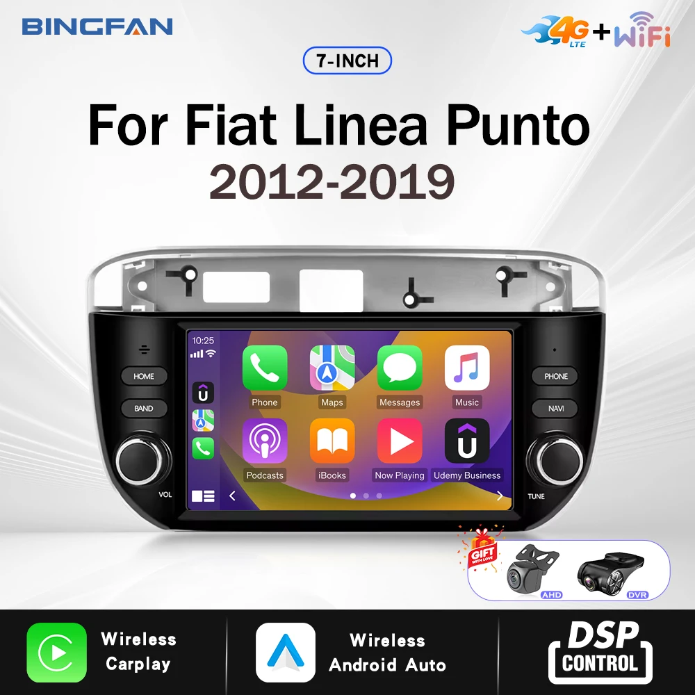 7" For Fiat Linea P…