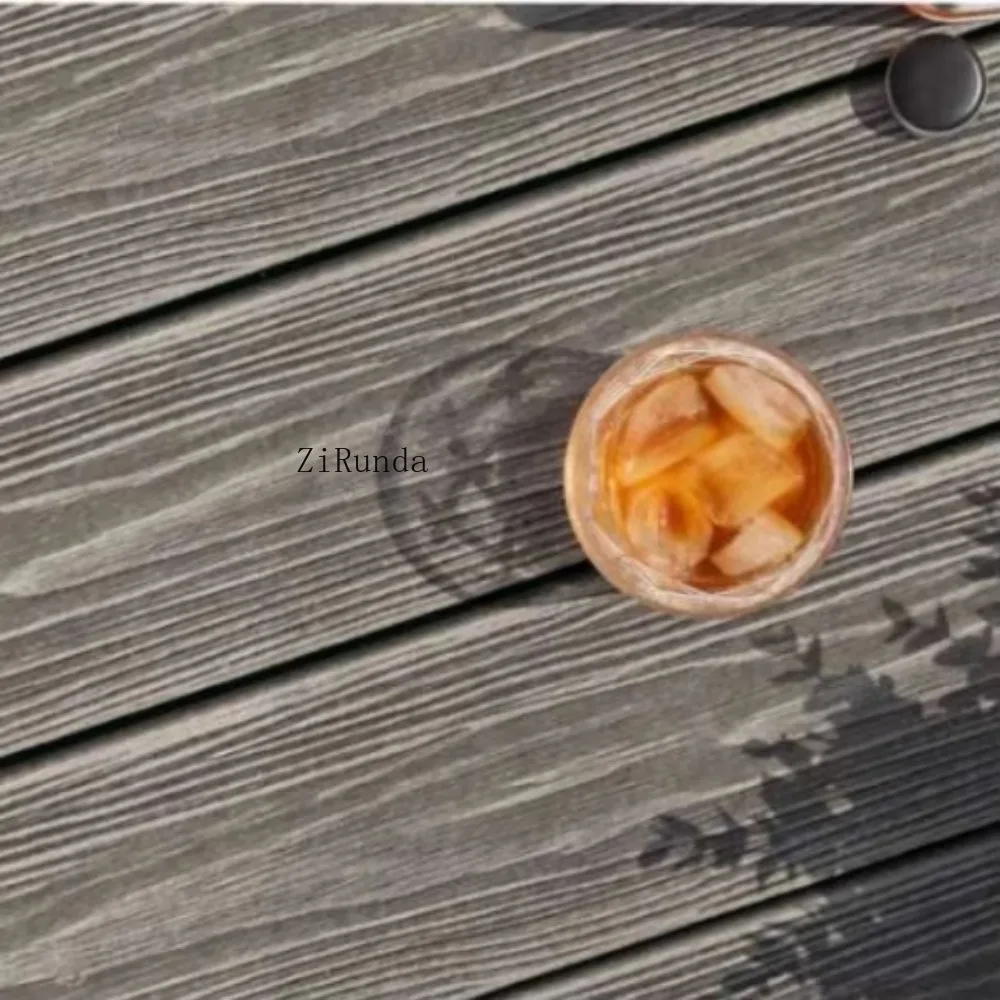 مخصص المضادة للانزلاق خشب الساج التقليدي مركب عالي الكثافة شرفة البولي ايثيلين رصف المواد مقذوفة #6