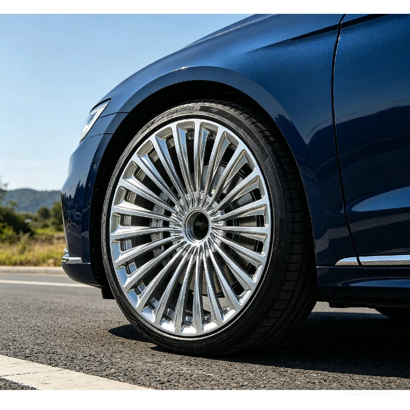 Hot Selling 19/20/21/22 Inch Casting Process Silver Gray Simple Business Style Multi-Spoke Wheel Hub Hou Premium Car Accessories