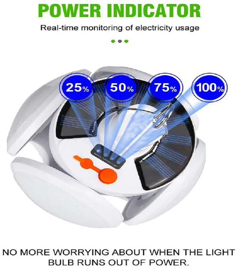 Solar football lights bulb lights flash emergency lights, outdoor camping night market stall lights USB rechargeable camping