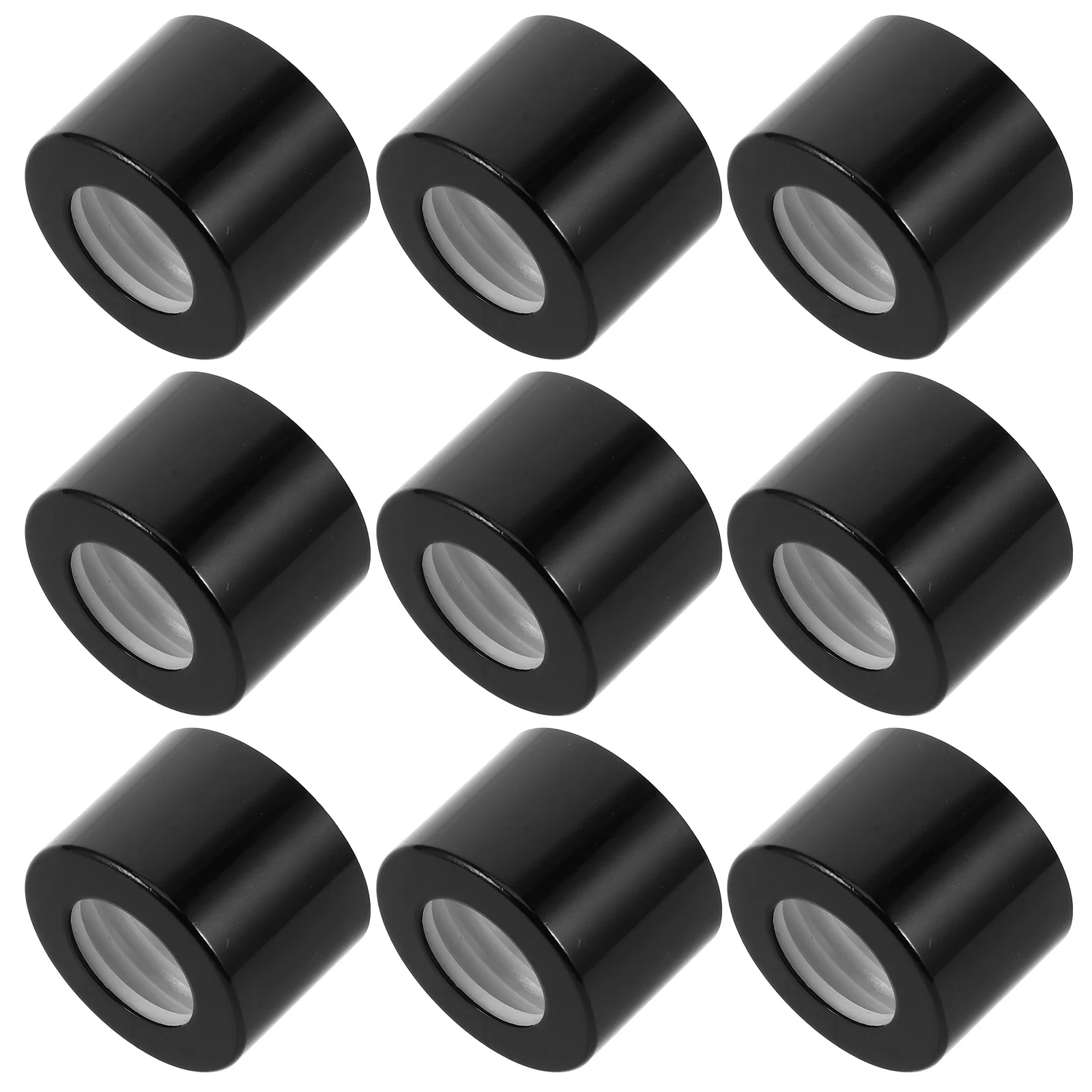

10pcs Black Diffuser Jar Tops Aromatherapy Bottle Cap Fragrance Lids Reed Stoppers Replacement Glass Caps Durable Sealing Home