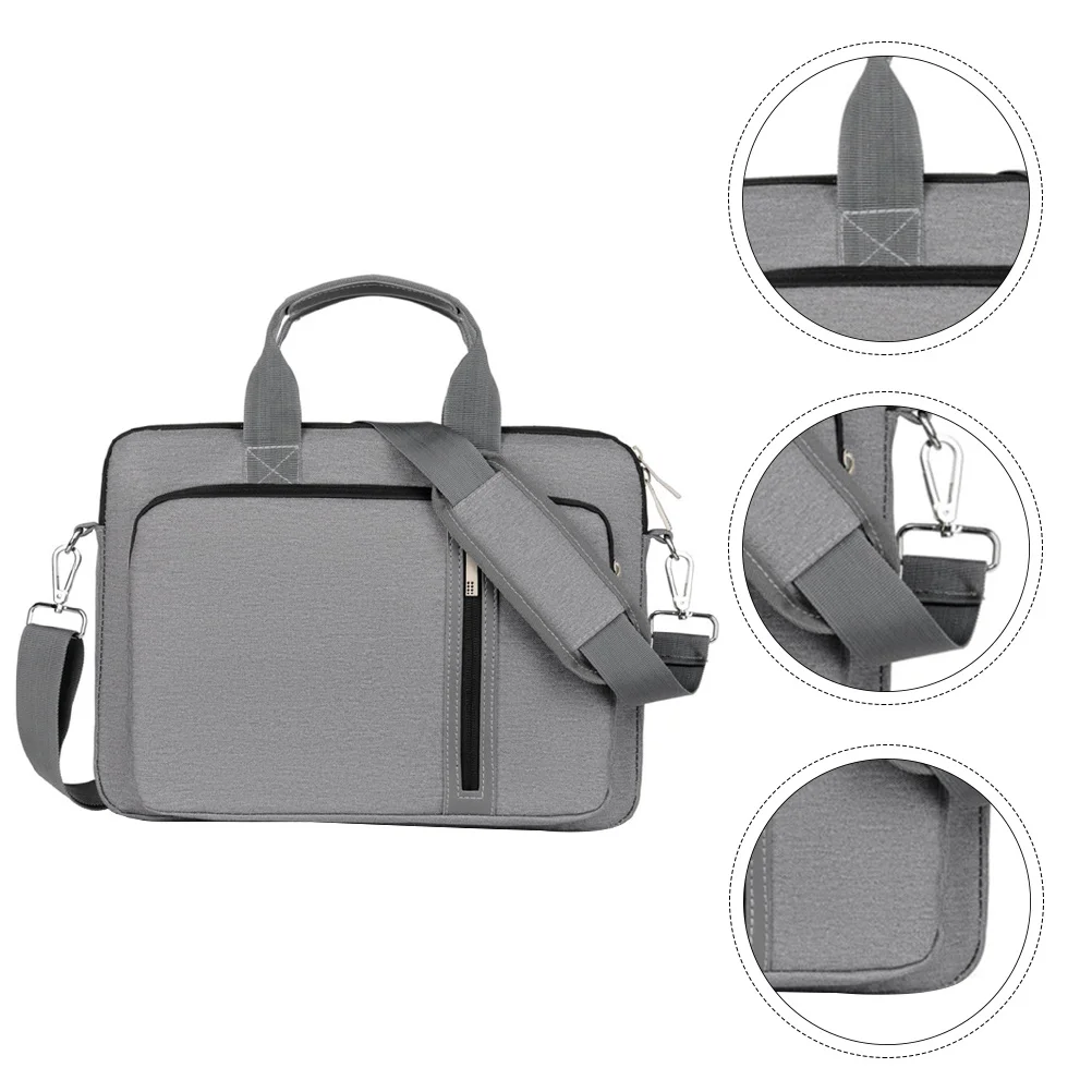 Sac à main pour ordinateur portable 15.6 pouces, en Nylon de qualité supérieure, antichoc, sangle détachable, valise intégrée, organisateur, sac d'ordinateur, épaule pour ordinateur portable