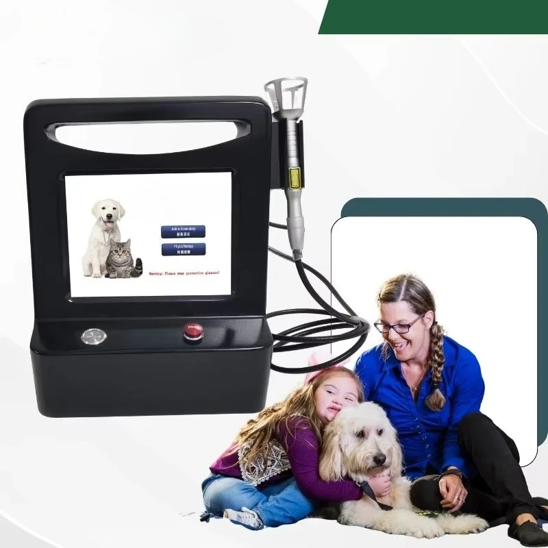 GOMECY Pet Therapy Machine 1-15W Adjustable Power Anti Inflammatory Pain Relief for Dogs Cats Post Operative Recovery