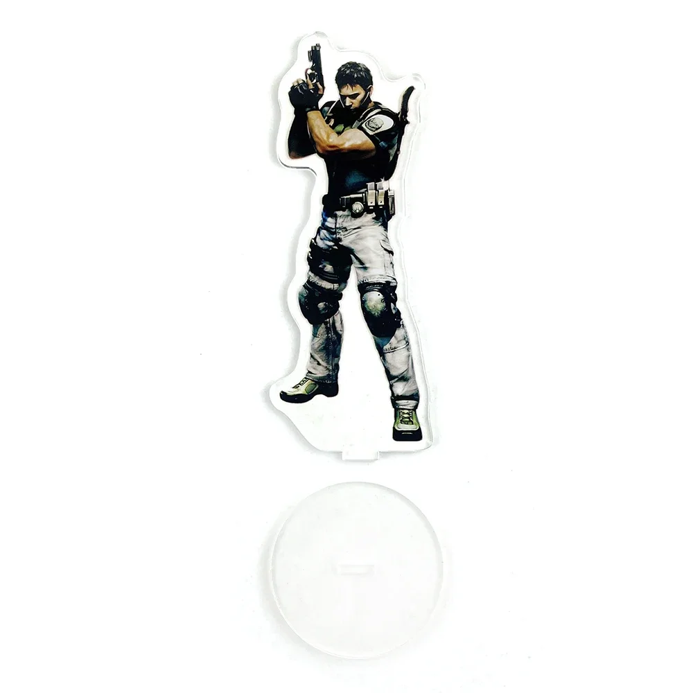 Chris Redfield acrylic standee figurines desk decoration cake topper