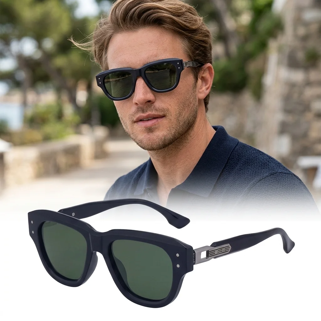 

Модные поляризационные солнцезащитные очки «кошачий глаз» UV400, винтажные дизайнерские антибликовые очки для вождения, стильные очки