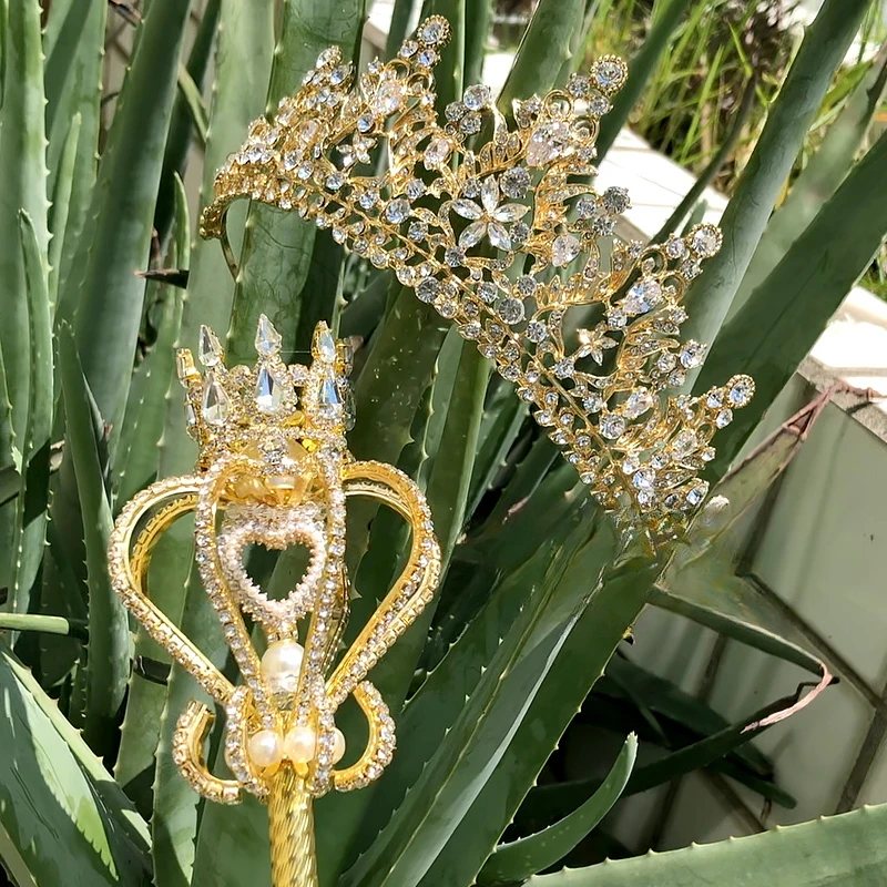 Crystal Love Cane Scepter Zauberstab