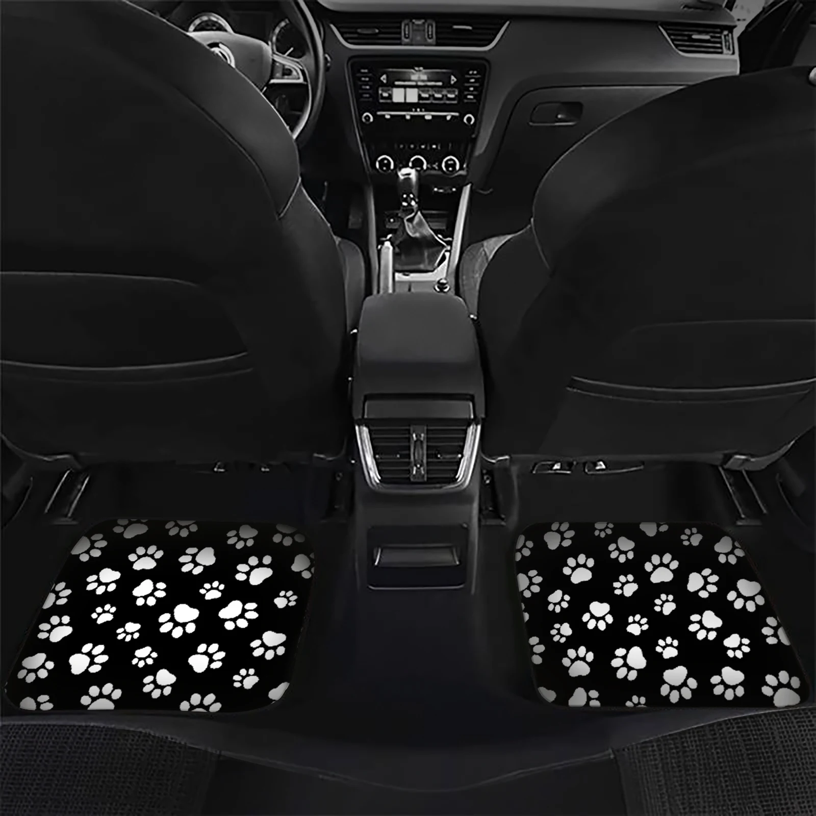1pc Car Floor Mats Universal Car Floor Mats Carpet Non-Slip Durable Universal Vehicle All Season Car Rugs Easy to Clean