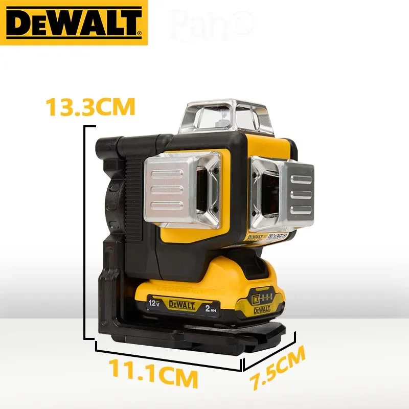 Dewalt DW089LG 3 Zijden * 360 Graden Verticale Lijnen Laser Niveau Meter Outdoor 12V Lithiumbatterij Horizontale Groen Licht niveau