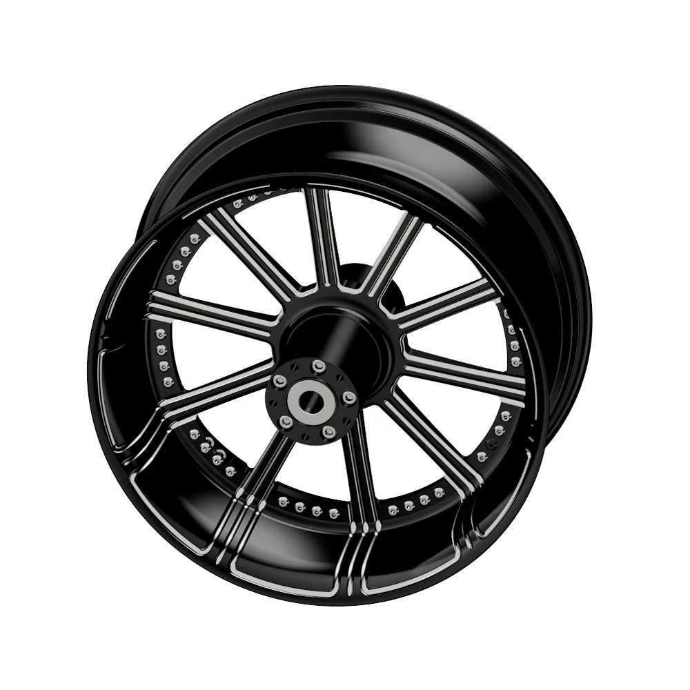 18 Inch Euro-American Vintage Motorcycle Front and Rear Forged Aluminum Wheel Rim Hubs