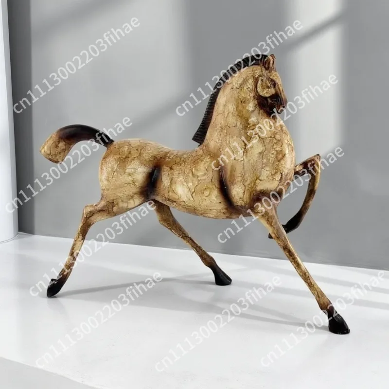 Modern Simple Walking Horse Metal Jewelry Study Bedroom Living Room TV Cabinet Office Model Room Home Jewelry