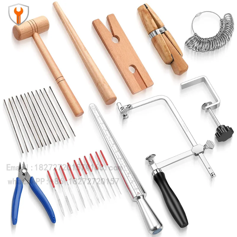 DIY jewelry tool set, jewelry making tools, goldsmithing tool set, jewelry making and design hand tools