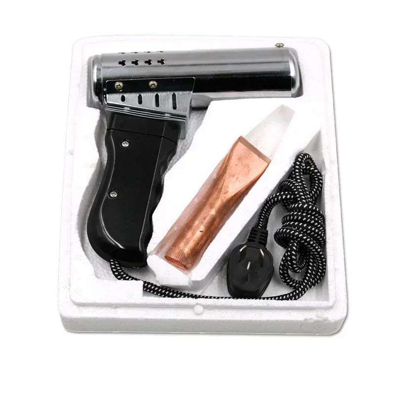 

Маленький новый универсальный паяльник 220 В 500 Вт, горячий пистолет с температурой 200-400C, долото, ручной мощный паяльник Sol