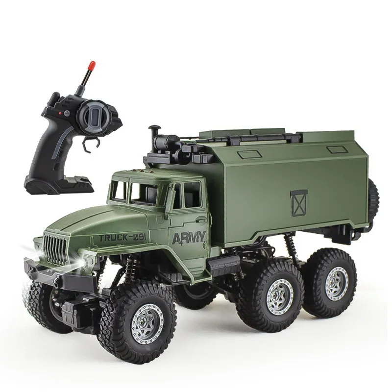 Hot Four-Wheel Drive Arrampicata Veicolo di comando telecomandato Serie militare Giocattoli telecomandati per bambini con luci