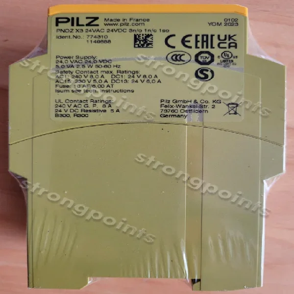 

2026 New X3 Safety Relay 774310 24vacdc 3n/o 1n/c 1so Screw Terminal Brand New Original Spot Plc