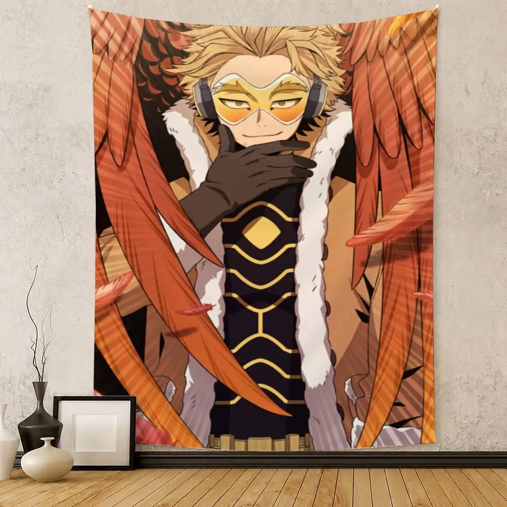 BNHA Hawks M-MHA Flag Digital Printing Banner for Garage Wall Out Door Decoration