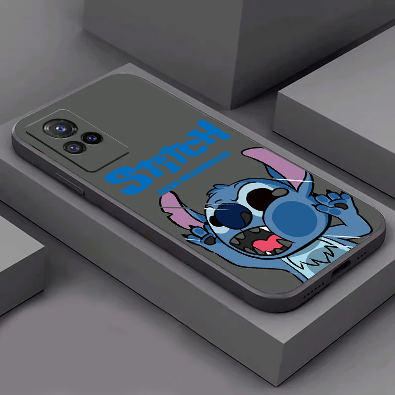 Disney Lilo Stitch เคสโทรศัพท์น่ารักสำหรับ VIVO Y77 Y76S Y74S Y75 Y73 Y73S Y72 Y70S Y67 Y66 Y53 Y55 Y35 carcasa นุ่ม TPU