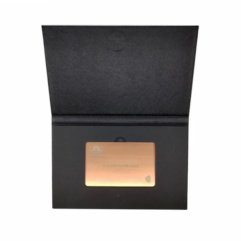 

10 0.piecesProfessional Customized Printed Premium Box Packaging Nfc Business Card.Custom