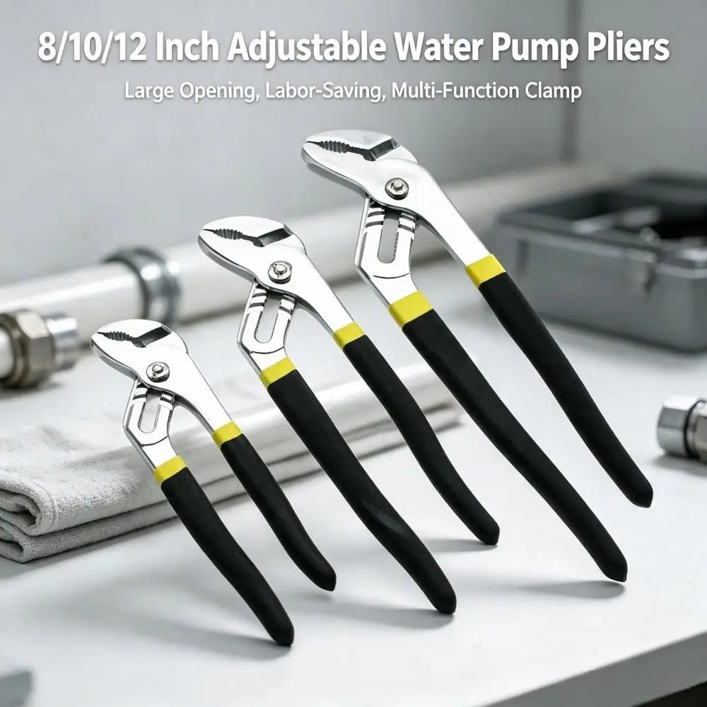 Pince à eau portable et réglable, pince de serrage multi-positions pour tuyaux d'évier et démontage mécanique automobile