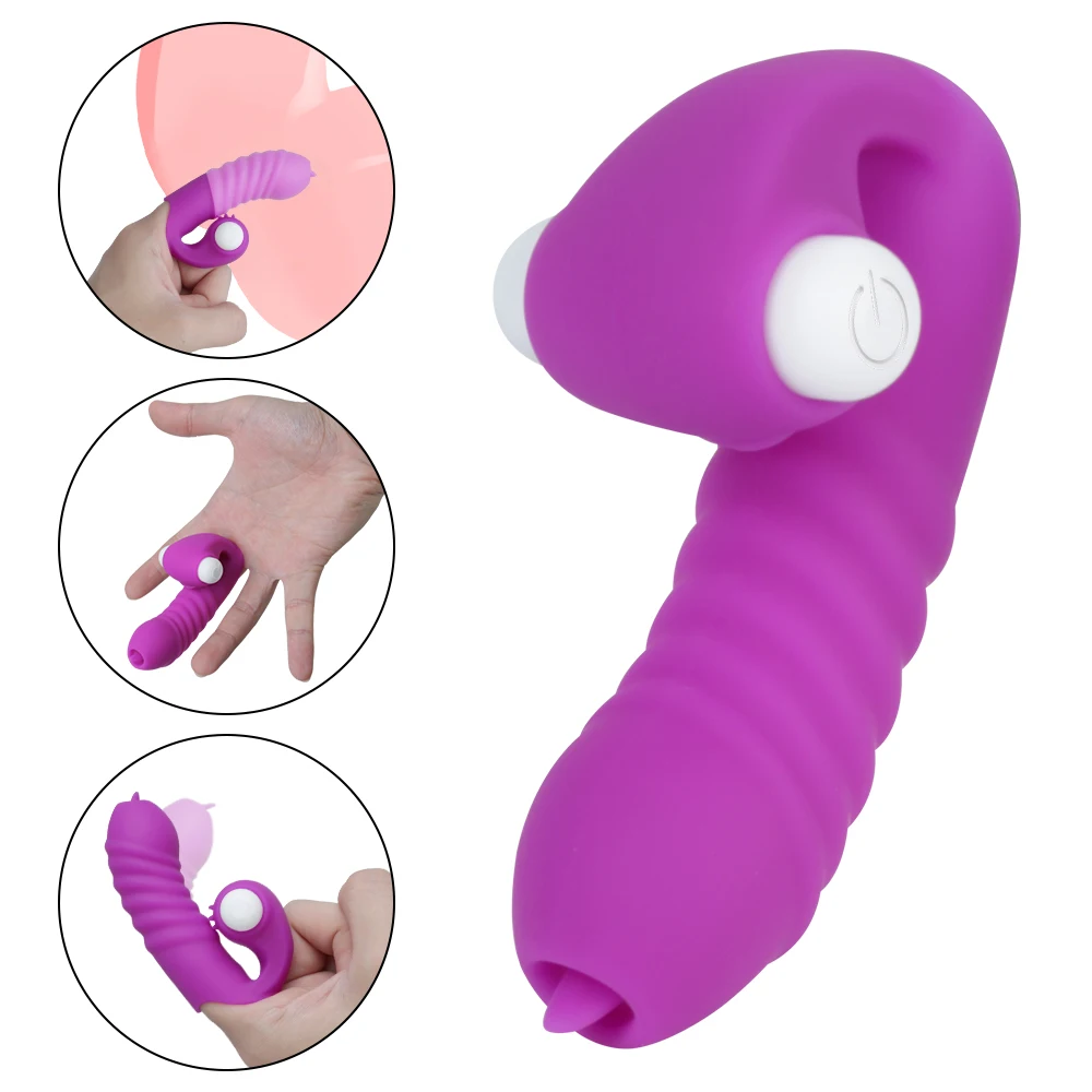 Strapon vibrator lengan jari untuk wanita Stimulator klitoris mainan seks pasangan erotis Masturbator sumbat Anal vagina