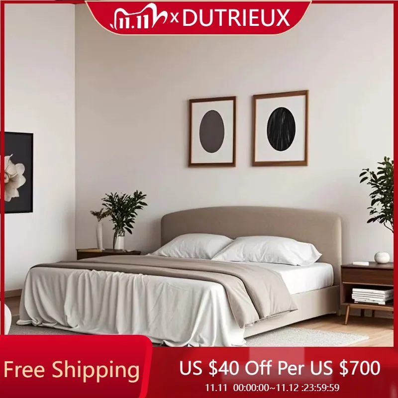 

Minimalist Fashionable Bed Aesthetics High End Wedding European Organizer Bed Create Home Full Body Cama De Casal Furniture