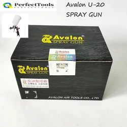 TAIWAN Avalon U20 Spray Gun 1.3 Caliber HVLP Low -Voltage Spray Paint Slum Flower Nozzle is Equipped with 600ml Plastic POT