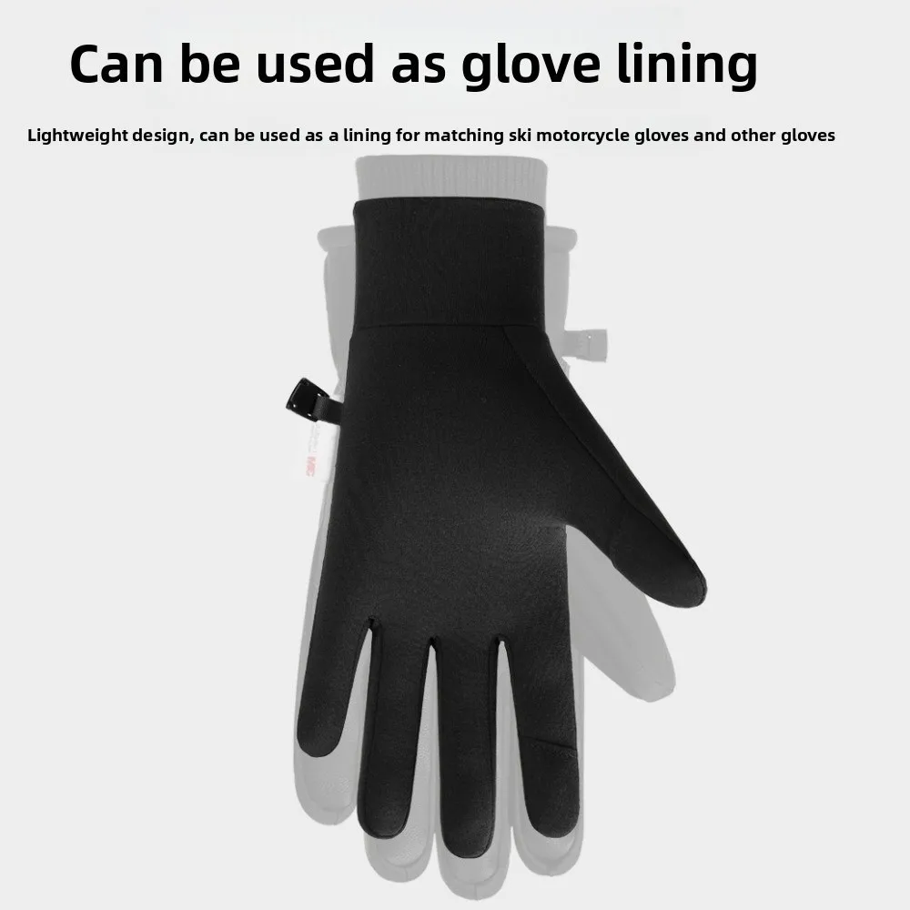 

Touch Screen Winter Cycling Gloves Anti Loss Lock Buckle Thick Cycling Gloves Windproof Cold Proof Warm Outdoor Gloves Sports